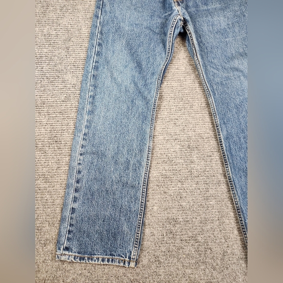 Levi’s 505 Regular Fit Jeans Blue Medium Wash Straight Mens Size 34x30(29) - Picture 2 of 12